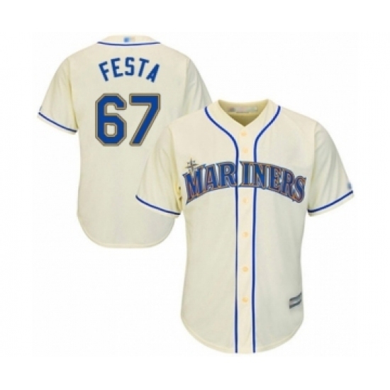 Youth Seattle Mariners #67 Matt Festa Authentic Cream Alternate Cool Base Baseball Player Jersey Youth Seattle Mariners #67 Matt Festa Authentic Cream Alternate Cool Base Baseball Player Jersey