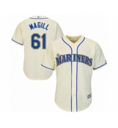 Youth Seattle Mariners #61 Matt Magill Authentic Cream Alternate Cool Base Baseball Player Jersey Youth Seattle Mariners #61 Matt Magill Authentic Cream Alternate Cool Base Baseball Player Jersey