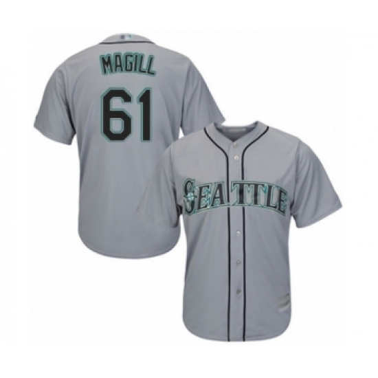 Youth Seattle Mariners #61 Matt Magill Authentic Grey Road Cool Base Baseball Player Jersey Youth Seattle Mariners #61 Matt Magill Authentic Grey Road Cool Base Baseball Player Jersey