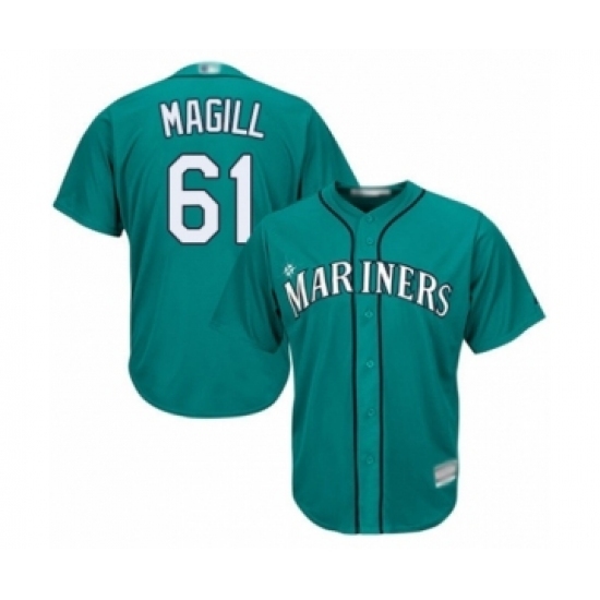 Youth Seattle Mariners #61 Matt Magill Authentic Teal Green Alternate Cool Base Baseball Player Jersey Youth Seattle Mariners #61 Matt Magill Authentic Teal Green Alternate Cool Base Baseball Player Jersey