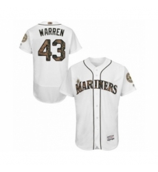 Men's Seattle Mariners #43 Art Warren Authentic White 2016 Memorial Day Fashion Flex Base Baseball Player Jersey Men's Seattle Mariners #43 Art Warren Authentic White 2016 Memorial Day Fashion Flex Base Baseball Player Jersey