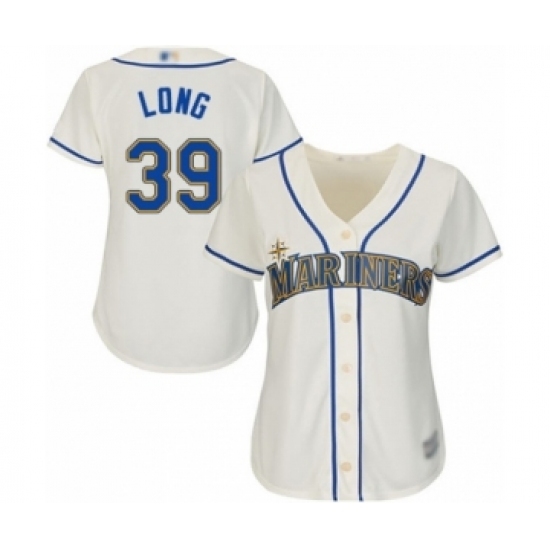 Women's Seattle Mariners #39 Shed Long Authentic Cream Alternate Cool Base Baseball Player Jersey Women's Seattle Mariners #39 Shed Long Authentic Cream Alternate Cool Base Baseball Player Jersey