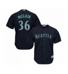 Youth Seattle Mariners #36 Reggie McClain Authentic Navy Blue Alternate 2 Cool Base Baseball Player Jersey Youth Seattle Mariners #36 Reggie McClain Authentic Navy Blue Alternate 2 Cool Base Baseball Player Jersey