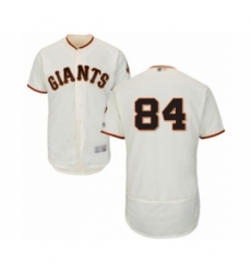 Men's San Francisco Giants #84 Melvin Adon Cream Home Flex Base Authentic Collection Baseball Player Jersey