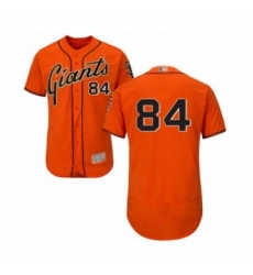 Men's San Francisco Giants #84 Melvin Adon Orange Alternate Flex Base Authentic Collection Baseball Player Jersey