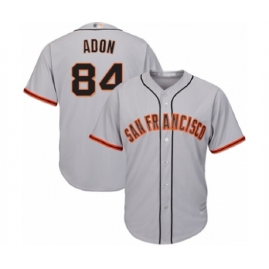 Youth San Francisco Giants #84 Melvin Adon Authentic Grey Road Cool Base Baseball Player Jersey Youth San Francisco Giants #84 Melvin Adon Authentic Grey Road Cool Base Baseball Player Jersey