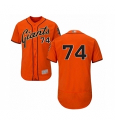 Men's San Francisco Giants #74 Jandel Gustave Orange Alternate Flex Base Authentic Collection Baseball Player Jersey Men's San Francisco Giants #74 Jandel Gustave Orange Alternate Flex Base Authentic Collection Baseball Player Jersey