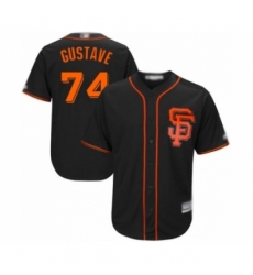 Youth San Francisco Giants #74 Jandel Gustave Authentic Black Alternate Cool Base Baseball Player Jersey Youth San Francisco Giants #74 Jandel Gustave Authentic Black Alternate Cool Base Baseball Player Jersey