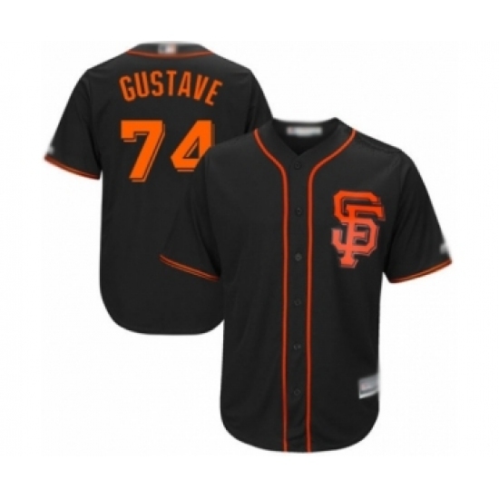 Youth San Francisco Giants #74 Jandel Gustave Authentic Black Alternate Cool Base Baseball Player Jersey Youth San Francisco Giants #74 Jandel Gustave Authentic Black Alternate Cool Base Baseball Player Jersey