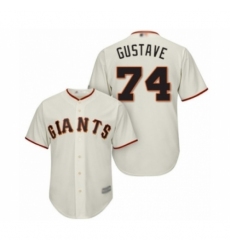 Youth San Francisco Giants #74 Jandel Gustave Authentic Cream Home Cool Base Baseball Player Jersey Youth San Francisco Giants #74 Jandel Gustave Authentic Cream Home Cool Base Baseball Player Jersey