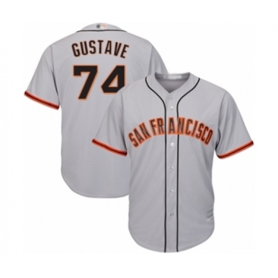 Youth San Francisco Giants #74 Jandel Gustave Authentic Grey Road Cool Base Baseball Player Jersey Youth San Francisco Giants #74 Jandel Gustave Authentic Grey Road Cool Base Baseball Player Jersey