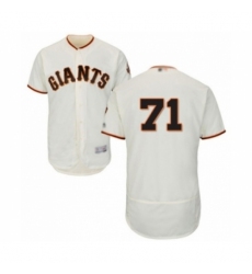 Men's San Francisco Giants #71 Tyler Rogers Cream Home Flex Base Authentic Collection Baseball Player Jersey