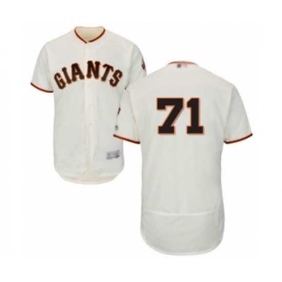 Men's San Francisco Giants #71 Tyler Rogers Cream Home Flex Base Authentic Collection Baseball Player Jersey Men's San Francisco Giants #71 Tyler Rogers Cream Home Flex Base Authentic Collection Baseball Player Jersey