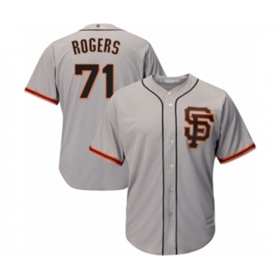 Men's San Francisco Giants #71 Tyler Rogers Grey Alternate Flex Base Authentic Collection Baseball Player Jersey Men's San Francisco Giants #71 Tyler Rogers Grey Alternate Flex Base Authentic Collection Baseball Player Jersey