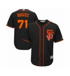 Youth San Francisco Giants #71 Tyler Rogers Authentic Black Alternate Cool Base Baseball Player Jersey Youth San Francisco Giants #71 Tyler Rogers Authentic Black Alternate Cool Base Baseball Player Jersey