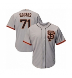 Youth San Francisco Giants #71 Tyler Rogers Authentic Grey Road 2 Cool Base Baseball Player Jersey Youth San Francisco Giants #71 Tyler Rogers Authentic Grey Road 2 Cool Base Baseball Player Jersey