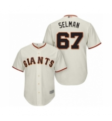 Youth San Francisco Giants #67 Sam Selman Authentic Cream Home Cool Base Baseball Player Jersey Youth San Francisco Giants #67 Sam Selman Authentic Cream Home Cool Base Baseball Player Jersey