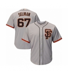Youth San Francisco Giants #67 Sam Selman Authentic Grey Road 2 Cool Base Baseball Player Jersey Youth San Francisco Giants #67 Sam Selman Authentic Grey Road 2 Cool Base Baseball Player Jersey