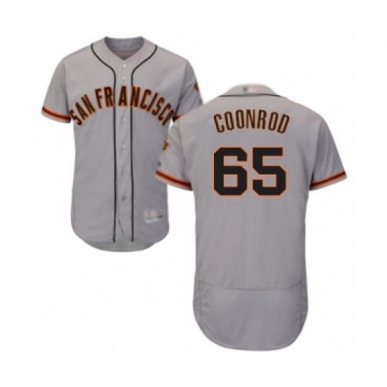 Men's San Francisco Giants #65 Sam Coonrod Grey Road Flex Base Authentic Collection Baseball Player Jersey Men's San Francisco Giants #65 Sam Coonrod Grey Road Flex Base Authentic Collection Baseball Player Jersey