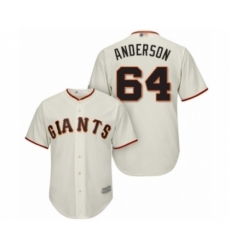 Youth San Francisco Giants #64 Shaun Anderson Authentic Cream Home Cool Base Baseball Player Jersey Youth San Francisco Giants #64 Shaun Anderson Authentic Cream Home Cool Base Baseball Player Jersey