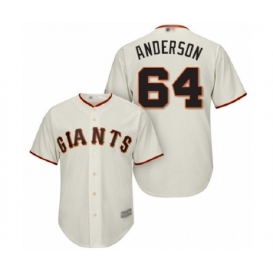 Youth San Francisco Giants #64 Shaun Anderson Authentic Cream Home Cool Base Baseball Player Jersey Youth San Francisco Giants #64 Shaun Anderson Authentic Cream Home Cool Base Baseball Player Jersey