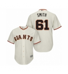 Youth San Francisco Giants #61 Burch Smith Authentic Cream Home Cool Base Baseball Player Jersey Youth San Francisco Giants #61 Burch Smith Authentic Cream Home Cool Base Baseball Player Jersey