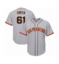 Youth San Francisco Giants #61 Burch Smith Authentic Grey Road Cool Base Baseball Player Jersey Youth San Francisco Giants #61 Burch Smith Authentic Grey Road Cool Base Baseball Player Jersey