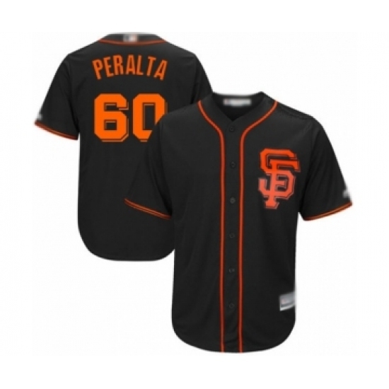 Youth San Francisco Giants #60 Wandy Peralta Authentic Black Alternate Cool Base Baseball Player Jersey Youth San Francisco Giants #60 Wandy Peralta Authentic Black Alternate Cool Base Baseball Player Jersey