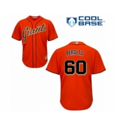 Youth San Francisco Giants #60 Wandy Peralta Authentic Orange Alternate Cool Base Baseball Player Jersey Youth San Francisco Giants #60 Wandy Peralta Authentic Orange Alternate Cool Base Baseball Player Jersey