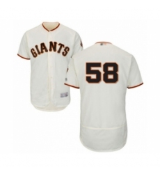 Men's San Francisco Giants #58 Trevor Gott Cream Home Flex Base Authentic Collection Baseball Player Jersey Men's San Francisco Giants #58 Trevor Gott Cream Home Flex Base Authentic Collection Baseball Player Jersey
