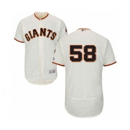 Men's San Francisco Giants #58 Trevor Gott Cream Home Flex Base Authentic Collection Baseball Player Jersey Men's San Francisco Giants #58 Trevor Gott Cream Home Flex Base Authentic Collection Baseball Player Jersey