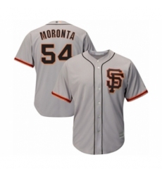 Men's San Francisco Giants #54 Reyes Moronta Grey Alternate Flex Base Authentic Collection Baseball Player Jersey Men's San Francisco Giants #54 Reyes Moronta Grey Alternate Flex Base Authentic Collection Baseball Player Jersey
