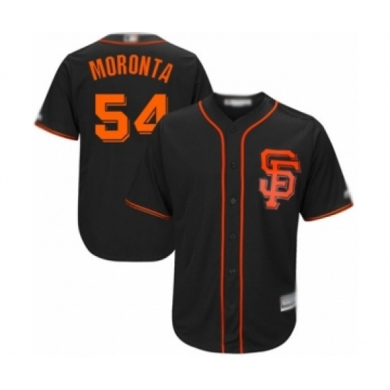 Youth San Francisco Giants #54 Reyes Moronta Authentic Black Alternate Cool Base Baseball Player Jersey Youth San Francisco Giants #54 Reyes Moronta Authentic Black Alternate Cool Base Baseball Player Jersey