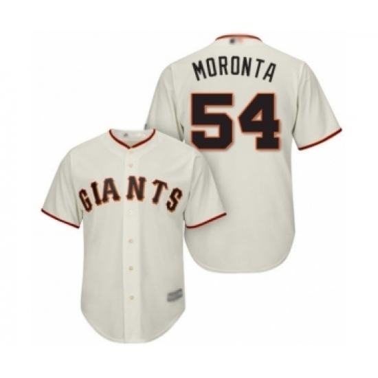 Youth San Francisco Giants #54 Reyes Moronta Authentic Cream Home Cool Base Baseball Player Jersey Youth San Francisco Giants #54 Reyes Moronta Authentic Cream Home Cool Base Baseball Player Jersey