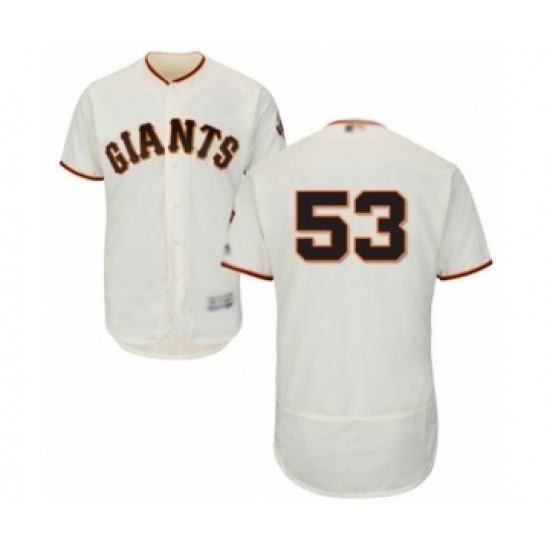 Men's San Francisco Giants #53 Austin Slater Cream Home Flex Base Authentic Collection Baseball Player Jersey Men's San Francisco Giants #53 Austin Slater Cream Home Flex Base Authentic Collection Baseball Player Jersey