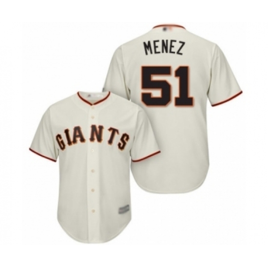 Youth San Francisco Giants #51 Conner Menez Authentic Cream Home Cool Base Baseball Player Jersey Youth San Francisco Giants #51 Conner Menez Authentic Cream Home Cool Base Baseball Player Jersey