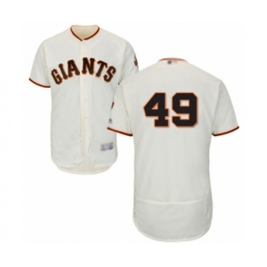 Men's San Francisco Giants #49 Jaylin Davis Cream Home Flex Base Authentic Collection Baseball Player Jersey Men's San Francisco Giants #49 Jaylin Davis Cream Home Flex Base Authentic Collection Baseball Player Jersey