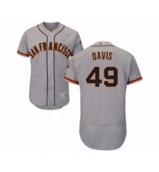 Men's San Francisco Giants #49 Jaylin Davis Grey Road Flex Base Authentic Collection Baseball Player Jersey Men's San Francisco Giants #49 Jaylin Davis Grey Road Flex Base Authentic Collection Baseball Player Jersey