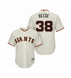 Youth San Francisco Giants #38 Tyler Beede Authentic Cream Home Cool Base Baseball Player Jersey