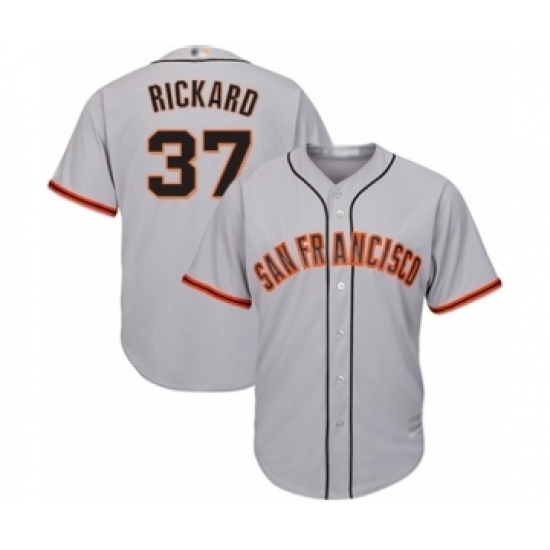 Youth San Francisco Giants #37 Joey Rickard Authentic Grey Road Cool Base Baseball Player Jersey Youth San Francisco Giants #37 Joey Rickard Authentic Grey Road Cool Base Baseball Player Jersey