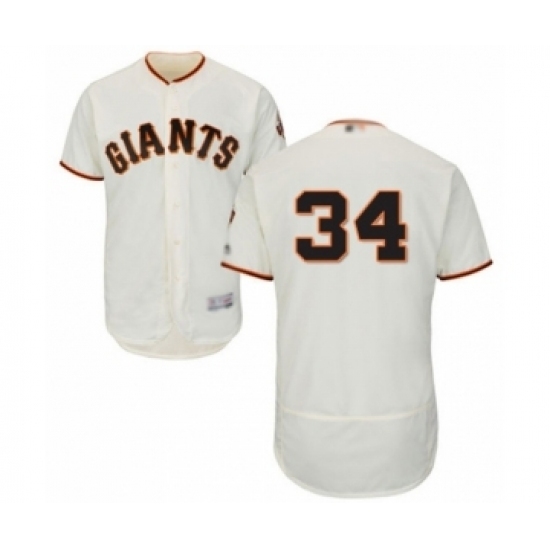 Men's San Francisco Giants #34 Mike Gerber Cream Home Flex Base Authentic Collection Baseball Player Jersey Men's San Francisco Giants #34 Mike Gerber Cream Home Flex Base Authentic Collection Baseball Player Jersey