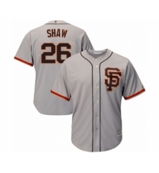 Youth San Francisco Giants #26 Chris Shaw Authentic Grey Road 2 Cool Base Baseball Player Jersey Youth San Francisco Giants #26 Chris Shaw Authentic Grey Road 2 Cool Base Baseball Player Jersey