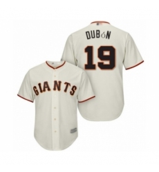 Youth San Francisco Giants #19 Mauricio Dubon Authentic Cream Home Cool Base Baseball Player Jersey Youth San Francisco Giants #19 Mauricio Dubon Authentic Cream Home Cool Base Baseball Player Jersey