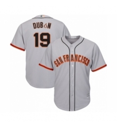 Youth San Francisco Giants #19 Mauricio Dubon Authentic Grey Road Cool Base Baseball Player Jersey Youth San Francisco Giants #19 Mauricio Dubon Authentic Grey Road Cool Base Baseball Player Jersey