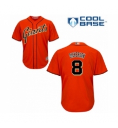 Youth San Francisco Giants #8 Alex Dickerson Authentic Orange Alternate Cool Base Baseball Player Jersey Youth San Francisco Giants #8 Alex Dickerson Authentic Orange Alternate Cool Base Baseball Player Jersey