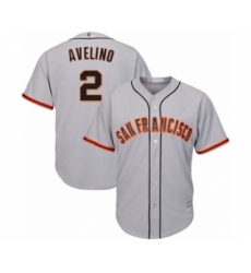 Youth San Francisco Giants #2 Abiatal Avelino Authentic Grey Road Cool Base Baseball Player Jersey Youth San Francisco Giants #2 Abiatal Avelino Authentic Grey Road Cool Base Baseball Player Jersey