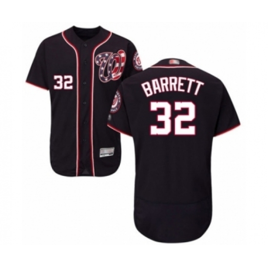 Men's Washington Nationals #32 Aaron Barrett Navy Blue Alternate Flex Base Authentic Collection Baseball Player Jersey Men's Washington Nationals #32 Aaron Barrett Navy Blue Alternate Flex Base Authentic Collection Baseball Player Jersey