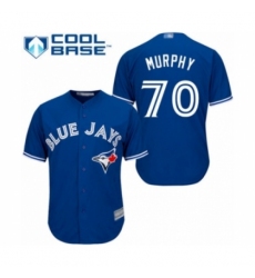 Youth Toronto Blue Jays #70 Patrick Murphy Authentic Blue Alternate Baseball Player Jersey