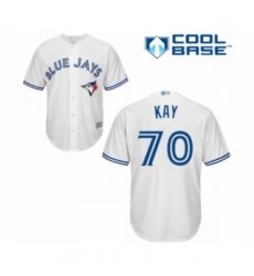 Youth Toronto Blue Jays #70 Anthony Kay Authentic White Home Baseball Player Jersey