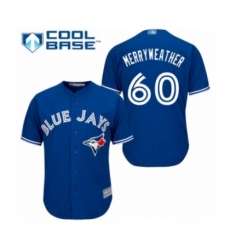 Youth Toronto Blue Jays #60 Julian Merryweather Authentic Blue Alternate Baseball Player Jersey Youth Toronto Blue Jays #60 Julian Merryweather Authentic Blue Alternate Baseball Player Jersey